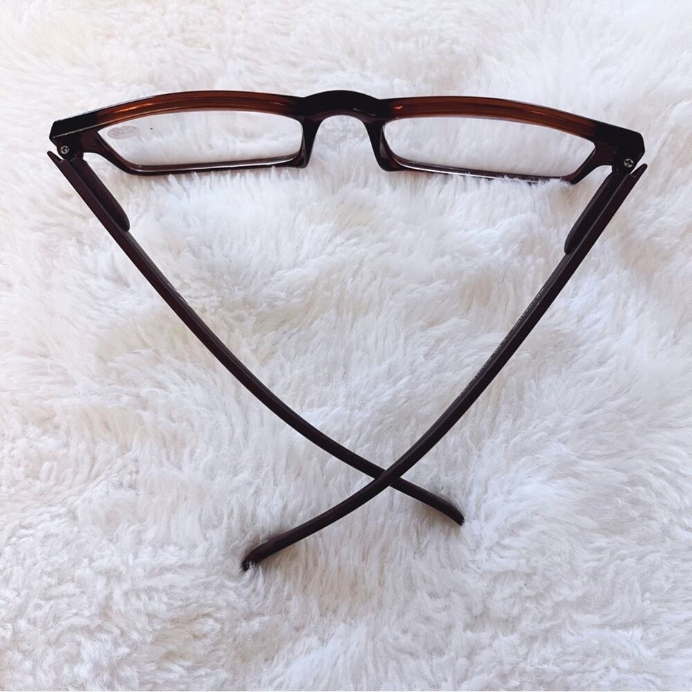 Rory Brown Rectangular Reader Glasses NWT - image 7